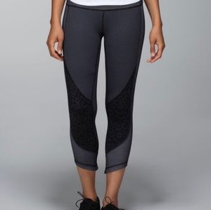 lululemon Wunder Under Crop sashiko size 2